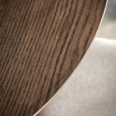 Hatton Dining Table 110cm Smoked Oak